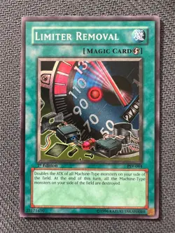 Yugioh Limiter Removal 1st Edition Super Rare PSV-064 LP/NM - Image 1