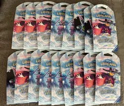 17 Disney Lorcana Winterspell Sleeved Booster Packs - Image 1