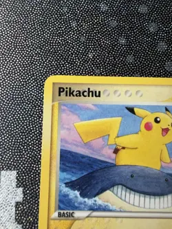 Pikachu 12/17 Pop Series 5 Non-Holo Pokemon Card NM - Image 3
