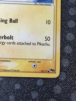 Pikachu 12/17 Pop Series 5 Non-Holo Pokemon Card NM - Image 5