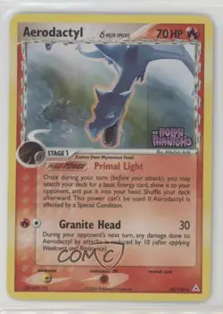 Aerodactyl Reverse Foil Pokemon EX Holon Phantoms #35 2006 - Image 1
