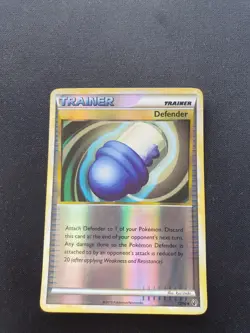 Defender 72/90 Reverse Holo Undaunted Pokemon Card mp - Image 1