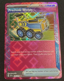 Precious Trolley 185/191 Sv08: Surging Sparks Ace Spec Holo Card - Image 1