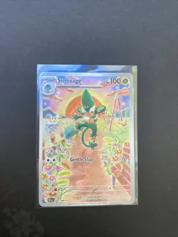 Pokemon TCG Simisage 090/086 Black Bolt Illustration Rare Card - Near Mint - Image 1