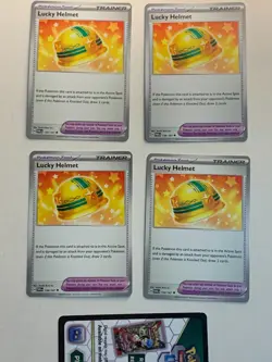 LUCKY HELMET 158/167 PLAYSET - POKEMON TWILIGHT MASQUERADE + CODE CARD - Image 1