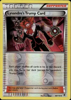 Lysandre's Trump Card Reverse Holo Uncommon XY - Phantom Forces 99/119 LP - Image 1