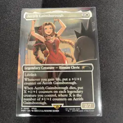 Aerith Gainsborough MTG Final Fantasy RC Promo (Non-Foil) - Image 2