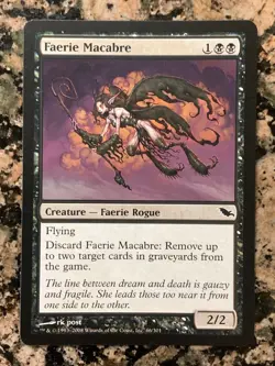 MTG Faerie Macabre x1 Shadormoor NM Magic the Gathering - Image 1