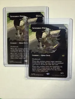 2x MTG Severance Priest (Borderless) Tarkir: Dragonstorm Regular - Image 1