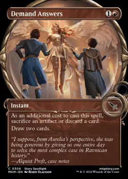 Demand Answers Showcase #306 (NM) - MTG Murders Karlov Manor Magic The Gathering - Image 1