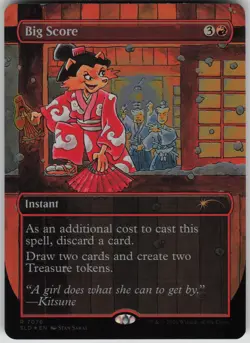 MTG Big Score Foil NM Secret Lair Drop Series Magic 7076 - Image 1