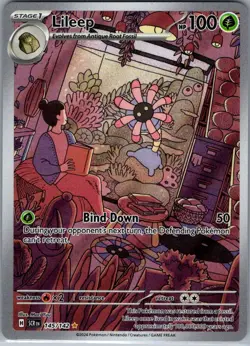 Lileep 145/142 SV07: Stellar Crown - Pokemon Card - NM - Image 1