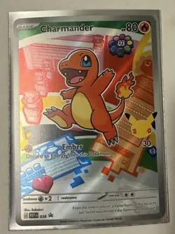 Pokemon Charmander #038 Black Star Promo: First Partner Illustration Rare 🔥 - Image 1