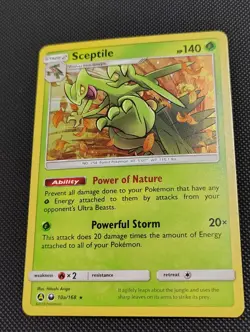 Pokemon TCG Sceptile 10a/168 S&M Alt Art Promo Cosmos Holo Rare - Image 1