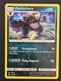 PANGORO 82/145 R GUARDIANS RISING POKEMON NM/M 2017 - Image 1