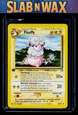 Pokemon tcg Neo Genesis Flaaffy #034/111 - Image 1