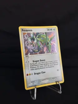 Pokemon Rayquaza 9/106 Emerald Holo 80HP Holo Rare Basic Pokemon TCG LP/NM - Image 4