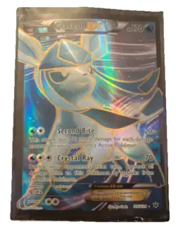 Pokemon TCG Glaceon EX Full Art 116/124 Fates Collide Holo 170 HP - Image 1