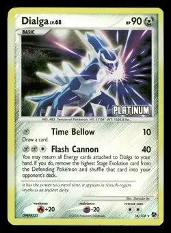 Pokemon Dialga - 16/106 [Platinum] Promo Burger King MP Reverse Holo Stamped - Image 1