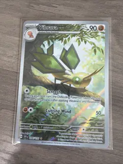 Pokemon TCG Surging Sparks Vibrava #206/191 Illustration Rare NM - Image 1