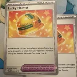 Pokemon TCG Twilight Masquerade Lucky Helmet 158/167 x4 Playset - Image 2