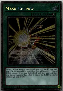 Mask Change (Platinum Secret Rare) Platinum Secret Rare Quarter Century Stampede - Image 1