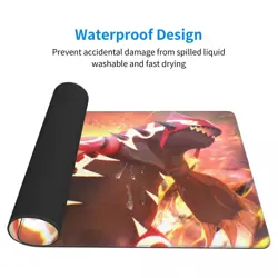 Game Pokemon Salazzle Groudon Playmat Games Mousepad Play Mat of TCG 60*35cm - Image 5