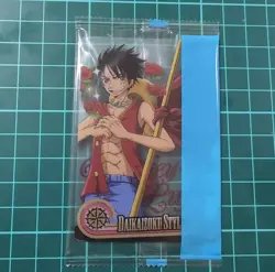 PREORDER Monkey D. Luffy One Piece x Morinaga Wafer Clear Card Sealed - Image 1