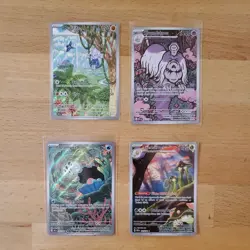 Pokemon Lot 4 Illustration Rares MINT CONDITION All Cards Pictured Included - Image 1