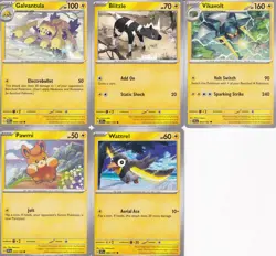 POKEMON 10 CARD ELECTRIC TYPE CARD LOT. - Image 2