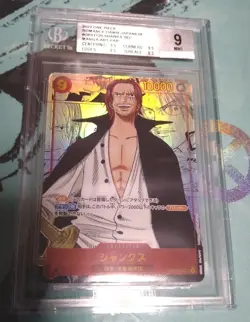 BGS9 Shanks OP01-120 SEC Comic Parallel Manga Alt Art ONE PIECE Card Japanese - Image 1