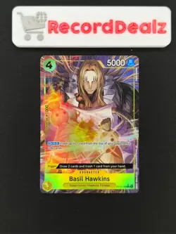 One Piece Card | Basil Hawkins OP10-109 Alt Art Parallel | 2025 PRB-02 English - Image 1