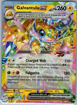 Galvantula ex 051/142 SV07: Stellar Crown - Pokemon Card - NM - Image 1