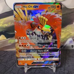 Ho-Oh GX SM57 Black Star Promo Ultra Rare Holo Pokemon Card NM/LP - Image 1
