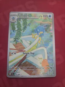 Pokemon TCG Simipour Black Bolt Illustration Rare Holo Card 102/086 - Image 1