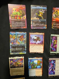 MTG TMNT Lot Of 22 Cards (The Ooze, Weirdness To 11, Ninja Teen, Party Dude Etc) - Image 2