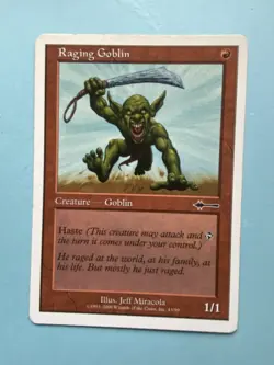 Raging Goblin 43/90 Beatdown Box Set MTG Magic The Gathering L1850* near mint nm - Image 2