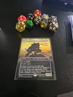 MTG Leonardo, Sewer Samurai (Borderless) TMT 0215 TMNT Mythic Legendary Creature - Image 1