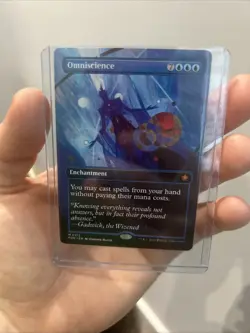1x Omniscience ~~ Borderless NM-Mint, English Foundations MTG Magic - Image 1