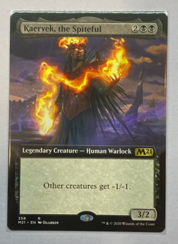 MTG - Core Set 2021 - Kaervek, the Spiteful - Extended Art - NM - Image 1