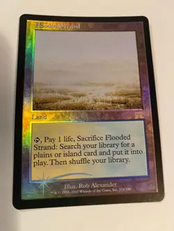MAGIC -MTG - FLOODED STRAND - SPIAGGIA ALLAGATA - FOIL - ENG - NM-ECX - Image 1
