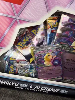 Pokemon Premium Collection Mimikyu ex & Alcremie ex Box – Sealed – New - Image 3