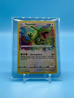 2020 Pokemon Sword & Shield Vivid Voltage TCG #138 - Amazing Rare - Rayquaza - Image 1