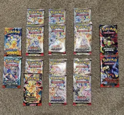 Pokemon TCG Single Packs! 16 Total Including 6 Different Pokemon Sets! - Image 1
