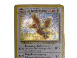 Lt. Surges Fearow 7/132 Pokemon Cards Holo Gym Heroes - Image 3