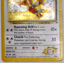 Lt. Surges Fearow 7/132 Pokemon Cards Holo Gym Heroes - Image 4