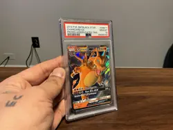 2019 POKEMON SM BLACK STAR PROMO HIDDEN FATES TINS #SM211 CHARIZARD GX PSA 10 - Image 1