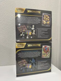 Pokemon TCG Mega Evolutions ETBs Lucario And Gardevoir Set of 2 Factory Sealed - Image 2