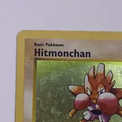 Hitmonchan 7/102 Base Set Shadowless Holo MP Rare WOTC Pokemon TCG Vintage - Image 2