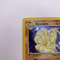 Ninetales 12/102 Unlimited Base Set Holo Rare LP WOTC Pokemon TCG Vintage - Image 3